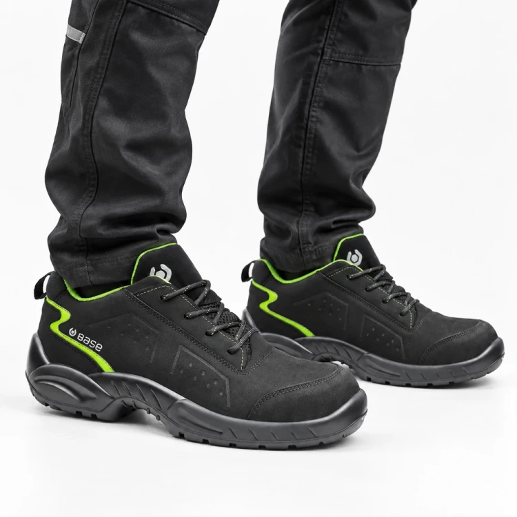 buty-robocze-base-b0178-chester-na-modelu-czarno-zielone.webp